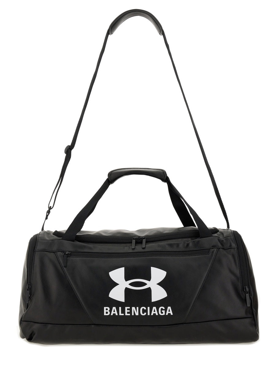 Balenciaga Duffle Bag Lamb Leather Black