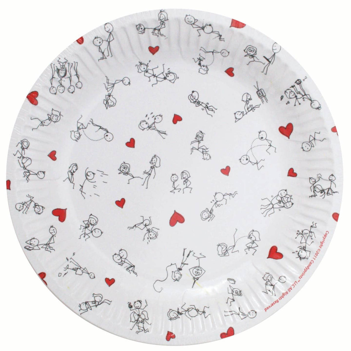 Dirty Stick Figures Party Plates & Napkins Set – Funny Bachelorette Decorations