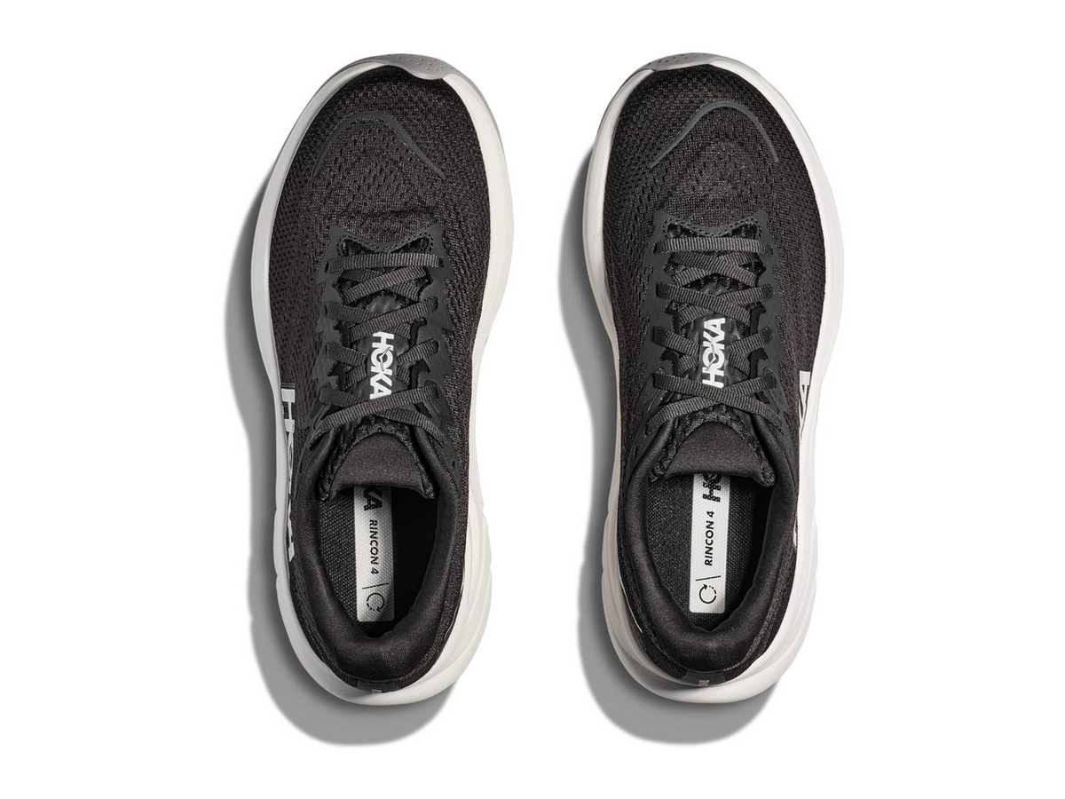 HOKA Men's Rincon 4 BLACK / WHITE 9.0