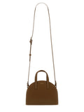 Brown Goat Leather Small Tote Bag
