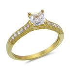 Cubic Zirconia Engagement/Wedding Ring Set
