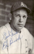 Ed Busch Athletics d. 1987 Signed/Autographed 3x5  Photo 177999