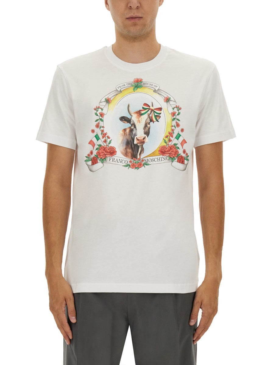 Moschino Men T-Shirt With Logo