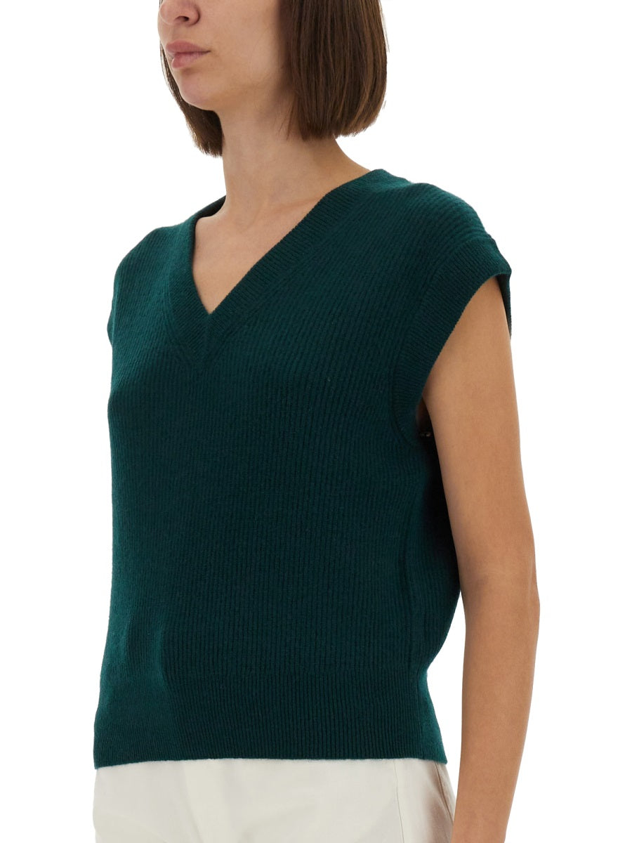 Guest In Residence Women Ribbed Knit Vest
