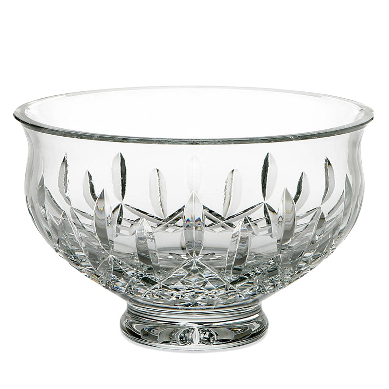 Waterford Lismore Crystal Footed Bowl  Clear 8 Inch
