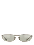 Balenciaga Tag 3.0 Rectangle Grey Sunglasses