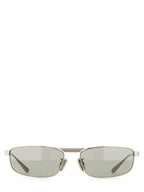 Balenciaga Tag 3.0 Rectangle Grey Sunglasses