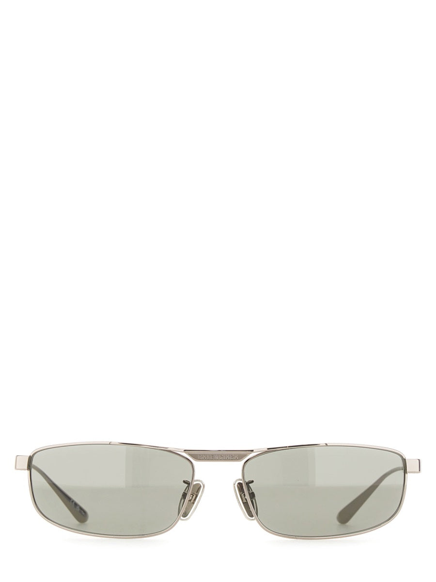 Balenciaga Tag 3.0 Rectangle Grey Sunglasses