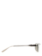 Balenciaga Tag 3.0 Rectangle Grey Sunglasses