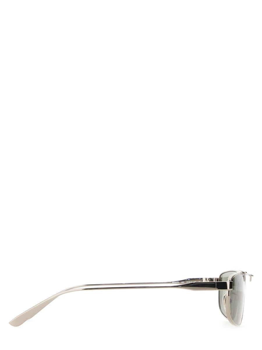 Balenciaga Tag 3.0 Rectangle Grey Sunglasses