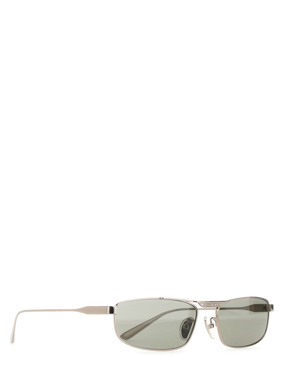 Balenciaga Tag 3.0 Rectangle Grey Sunglasses