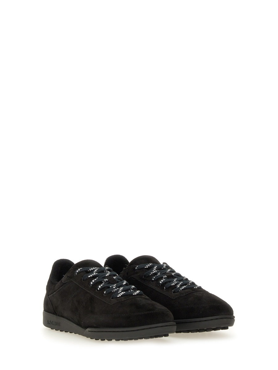 Moe Sneakers in Black Cowhide Leather