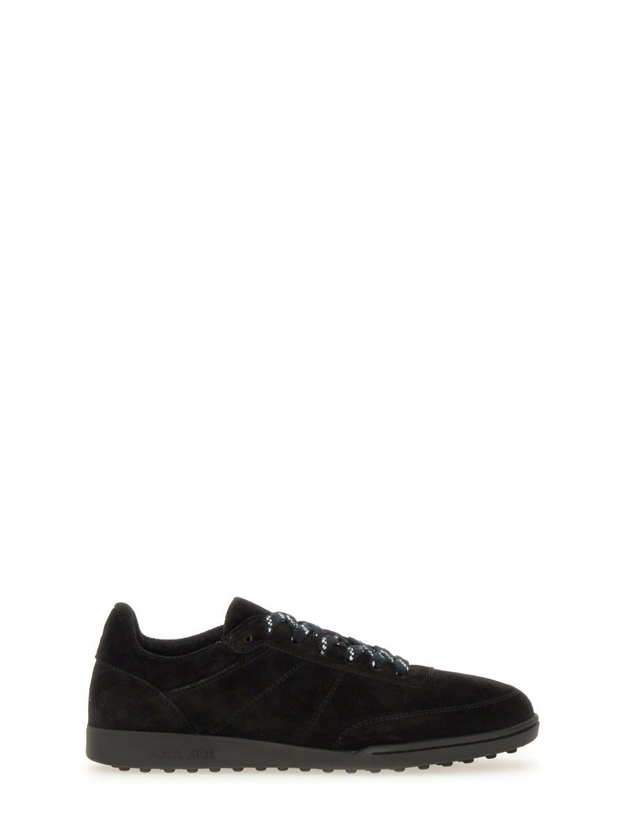 Moe Sneakers in Black Cowhide Leather