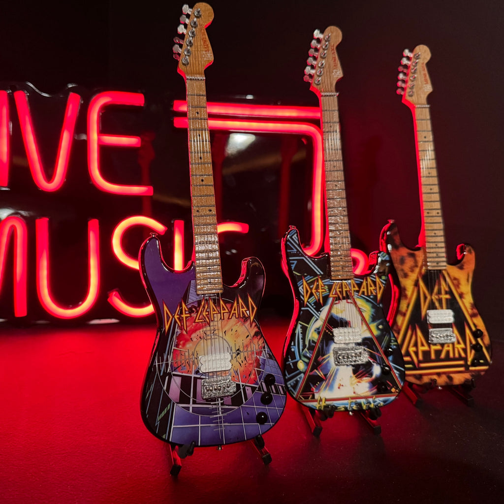 The Def Leppard EP Collectible Miniature Guitar