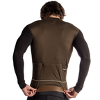 Alitios Men's Khaki/Black Long Sleeve Vertos Jersey