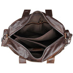 Flash Sale Vintage Leather Messenger Bag Mens Leather Briefcase