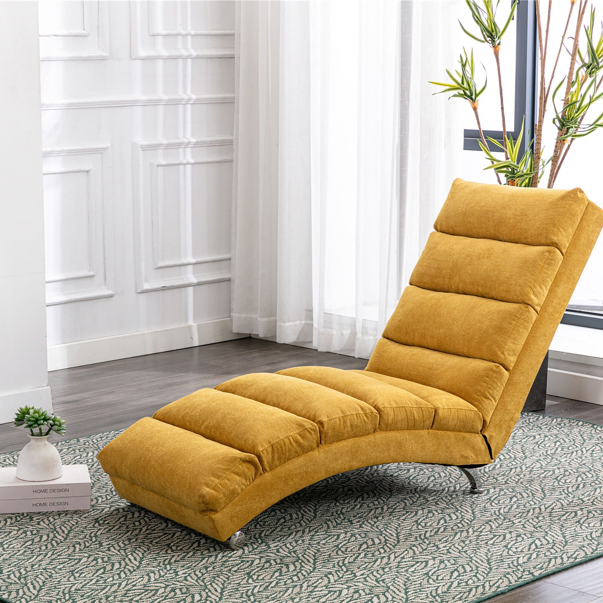 Massage Chaise Lounge Indoor, Ergonomic Electric Massage Lounger