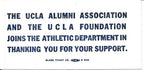 1978 UCLA Bruins vs. University of Arizona Football Game Ticket Stub 148631