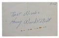 Harry Wendelstedt NL Umpire 1966-1998 Autographed/Signd 3x5 Index Card