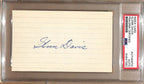 Glenn Davis Autographed 3x5 Index Card Army Heisman PSA/DNA 179079