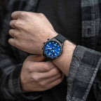 The Altitude - Matte Black/Cobalt