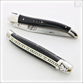 12 cm Carvé Boraldes Series - Dark Horn Tip Handle - Shiny