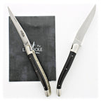 12 cm Carvé Boraldes Series - Ebony Handle - Satin