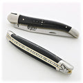 12 cm Carvé Boraldes Series - Ebony Handle - Satin