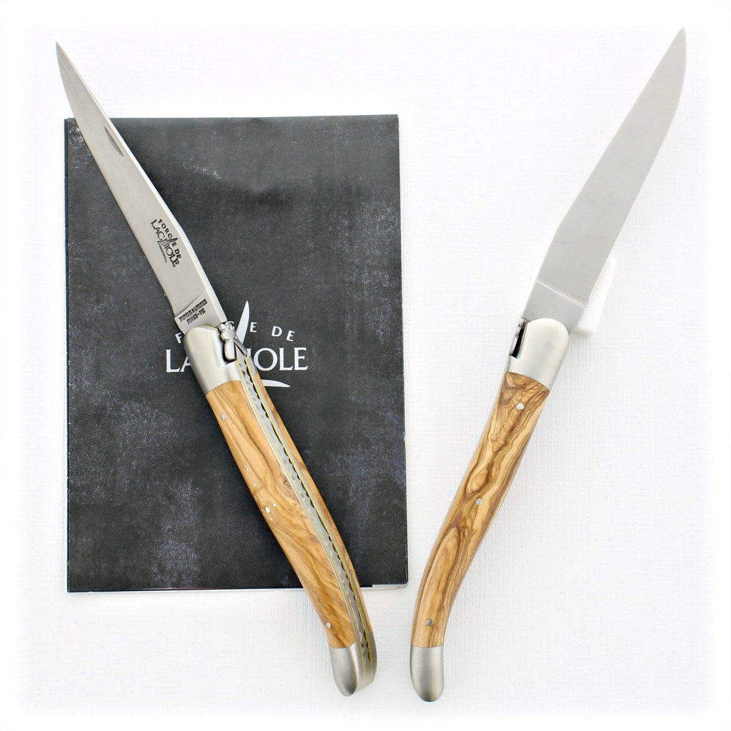 12 cm Carvé Boraldes Series - Olivewood Handle - Satin