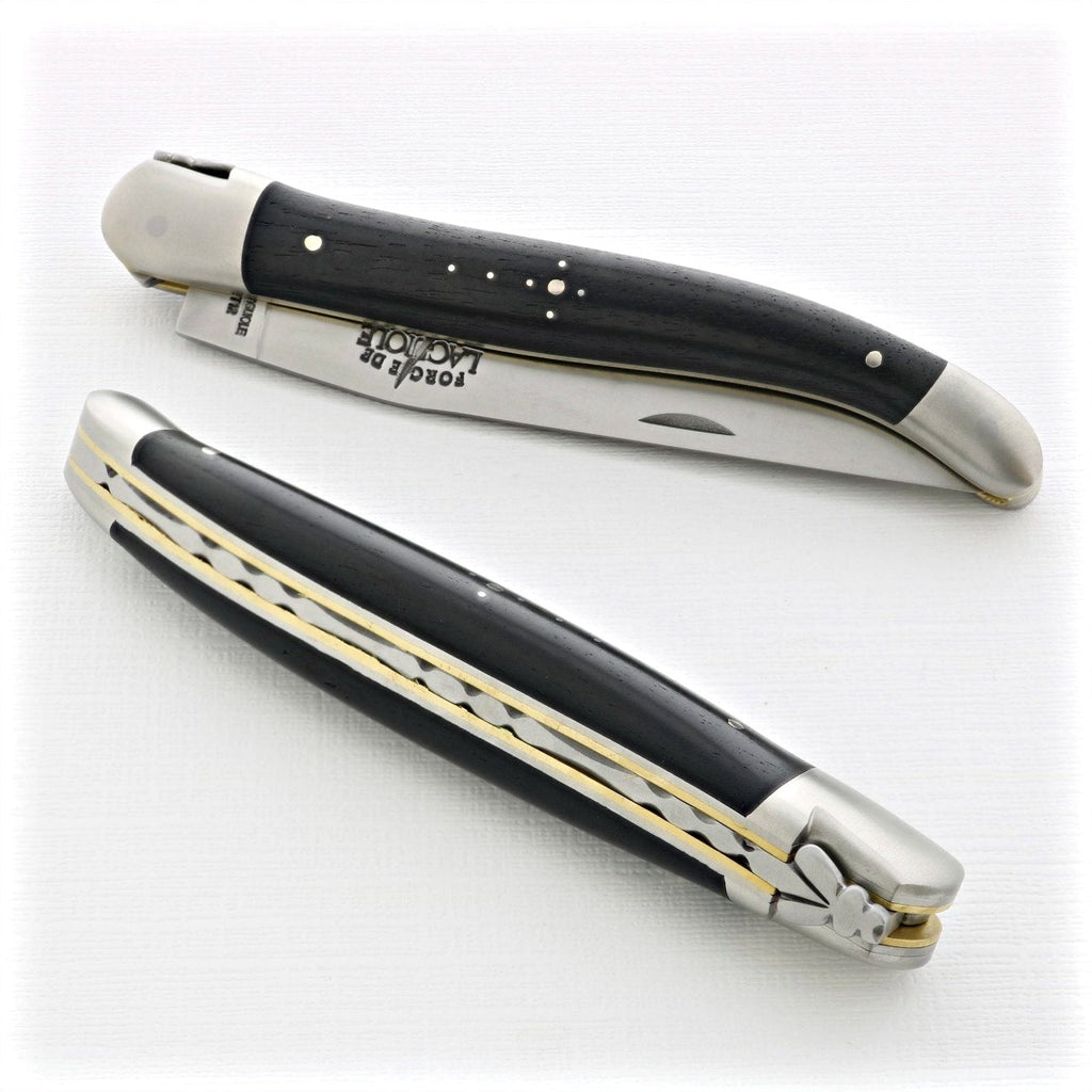 12 cm Carvé Cascades Series - Ebony Handle - Satin