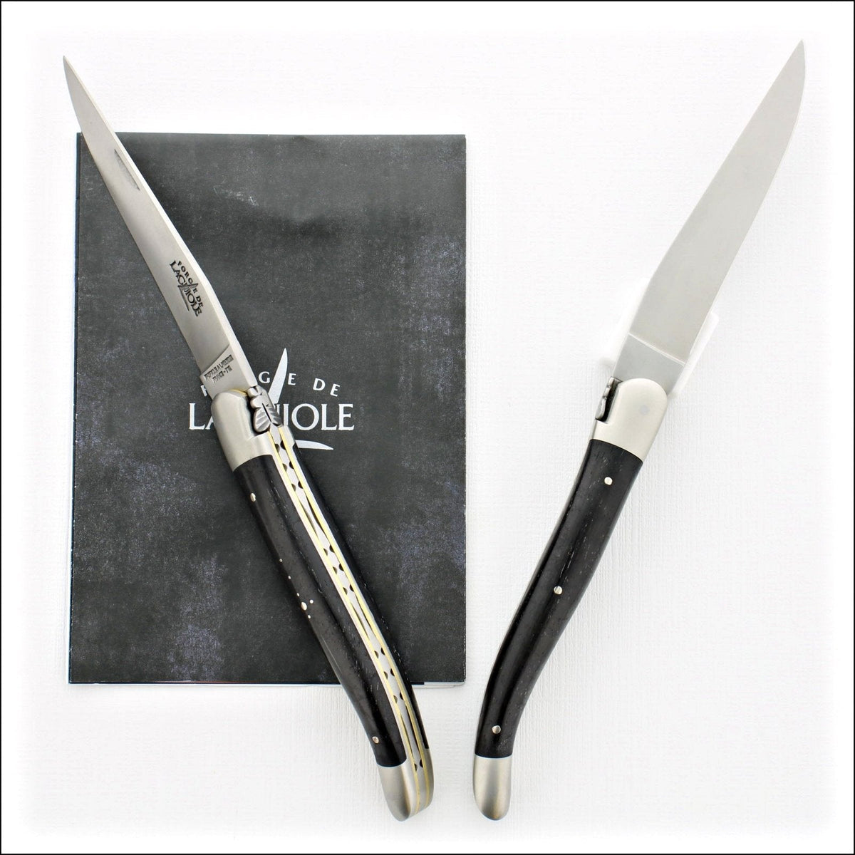 12 cm Carvé Source Series - Ebony Handle - Satin