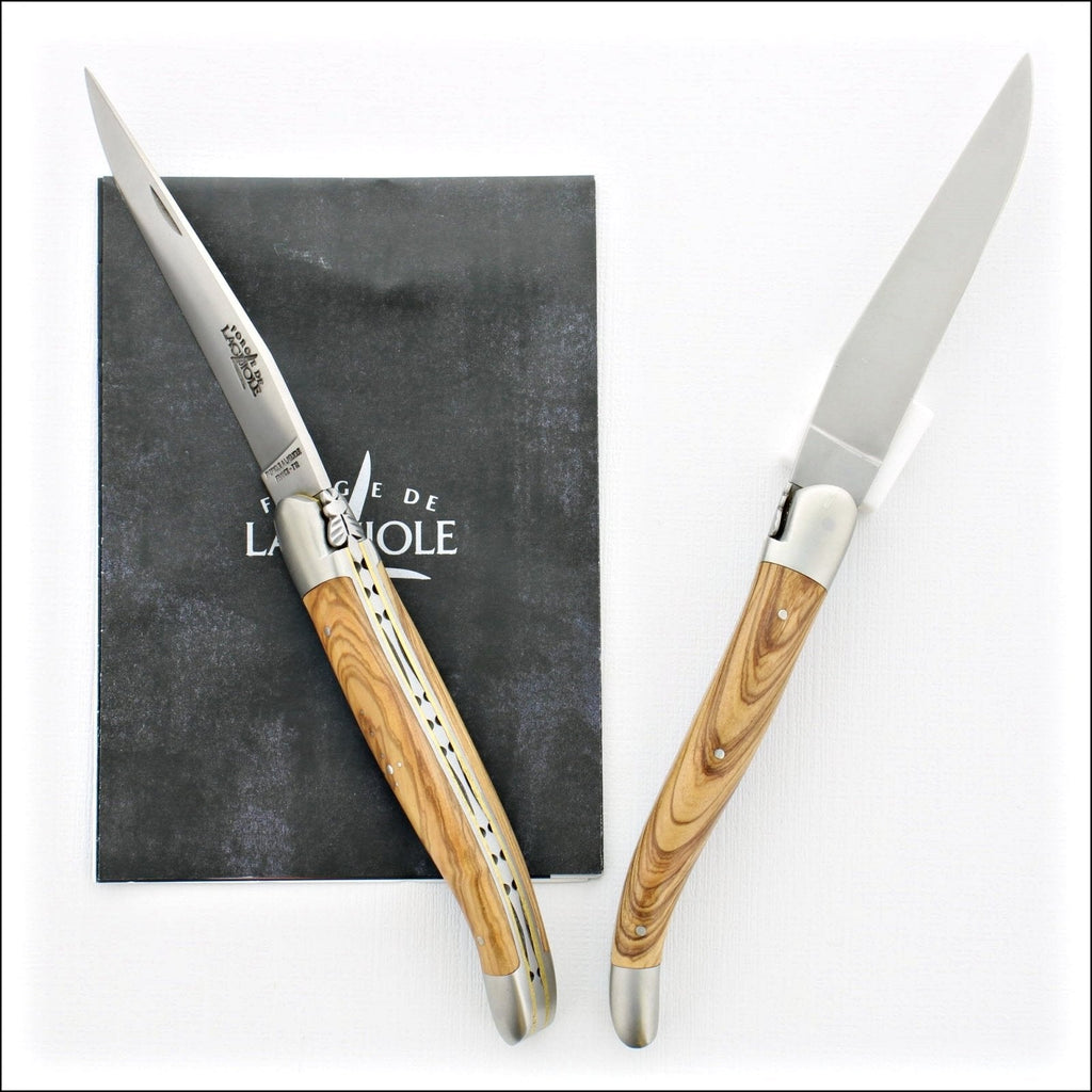 12 cm Carvé Source Series - Olivewood Handle - Satin