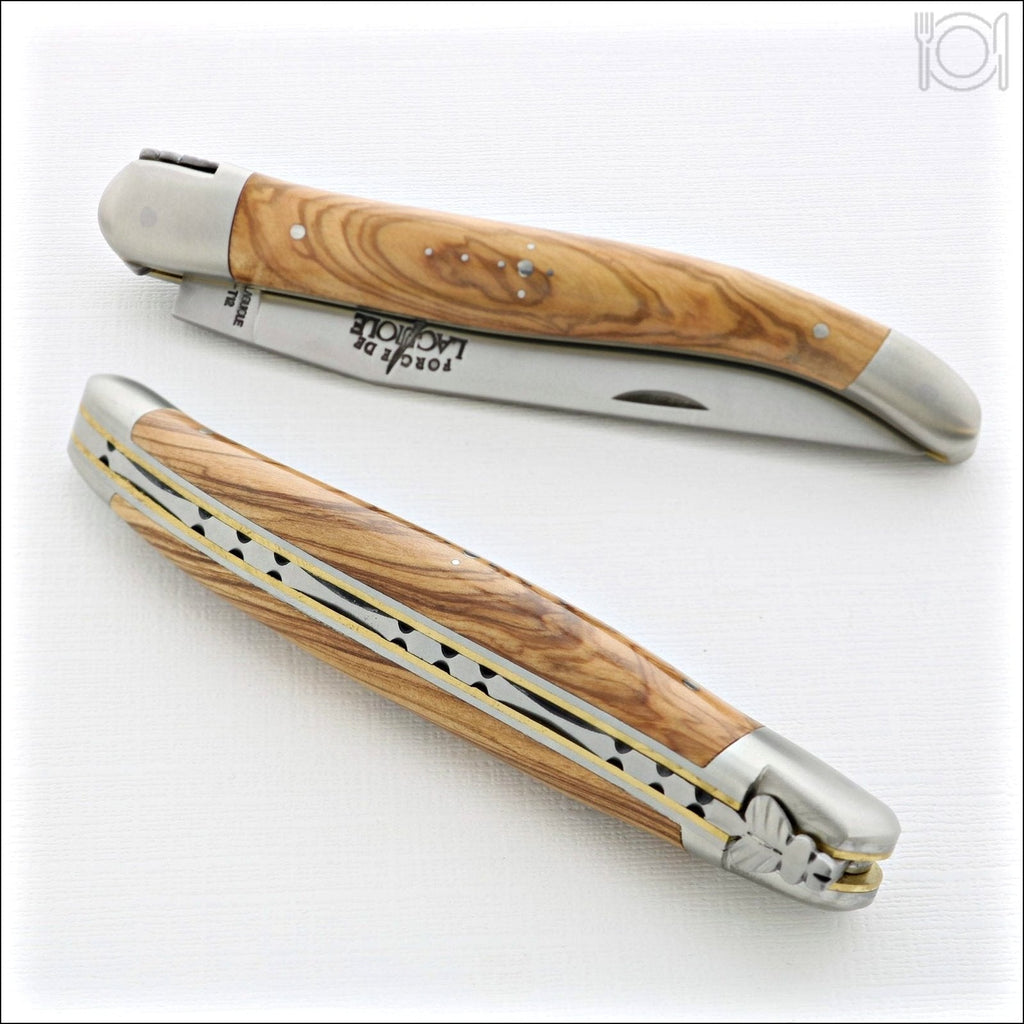 12 cm Carvé Source Series - Olivewood Handle - Satin
