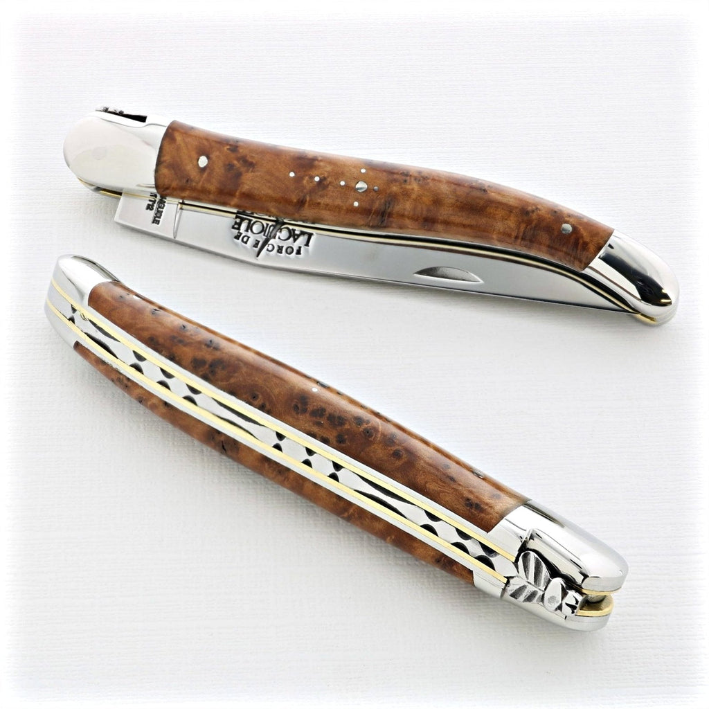 12 cm Carvé Source Series - Thuya Handle - Shiny