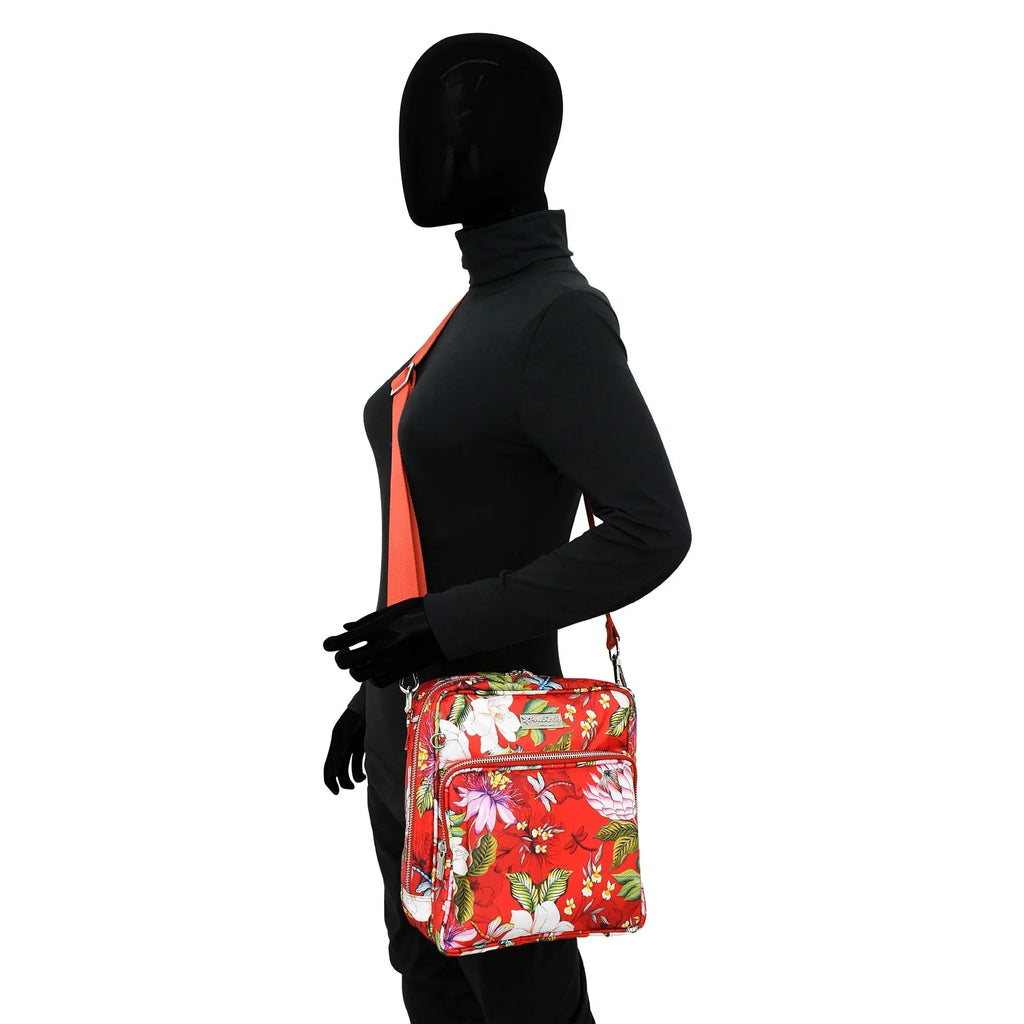 Wanderlust Luxe Fabric Organizer Crossbody - 12021