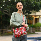 Wanderlust Luxe Fabric Crossbody Bag - 12022