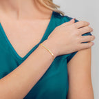 Arvo Clear Gem Bracelet - Gold