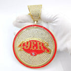 Rotating Sports Team Logo Pendant Necklace –  Perfect Gifts for True Fans