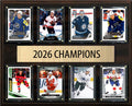 2026 Olympics TEAM USA Gold Medal Championship Plaque 12" x 15" Eight-Card Plaque Matthews Hughes Tkachuk