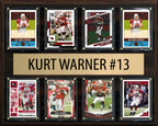 Kurt Warner 8 Card Plaque Donruss Fleer Topps 2023 2024 Arizona Cardinals