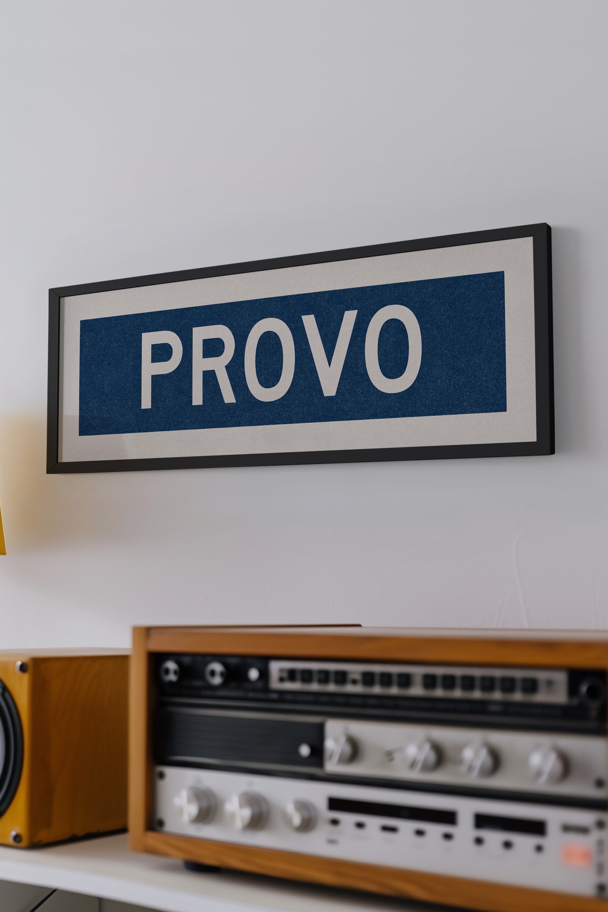 Framed Provo Navy Bus Scroll