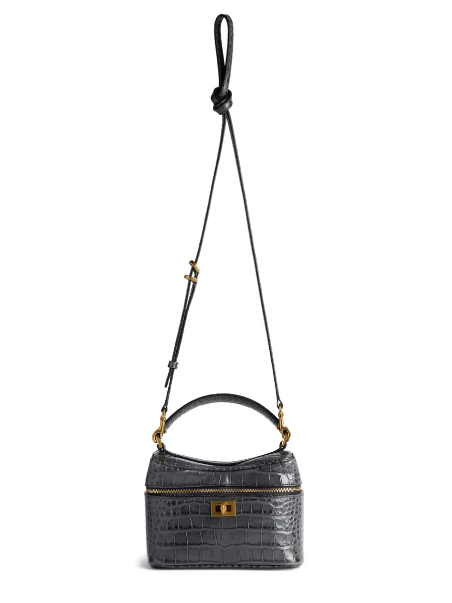 Balenciaga Calf Leather Rodeo Vanity Bag