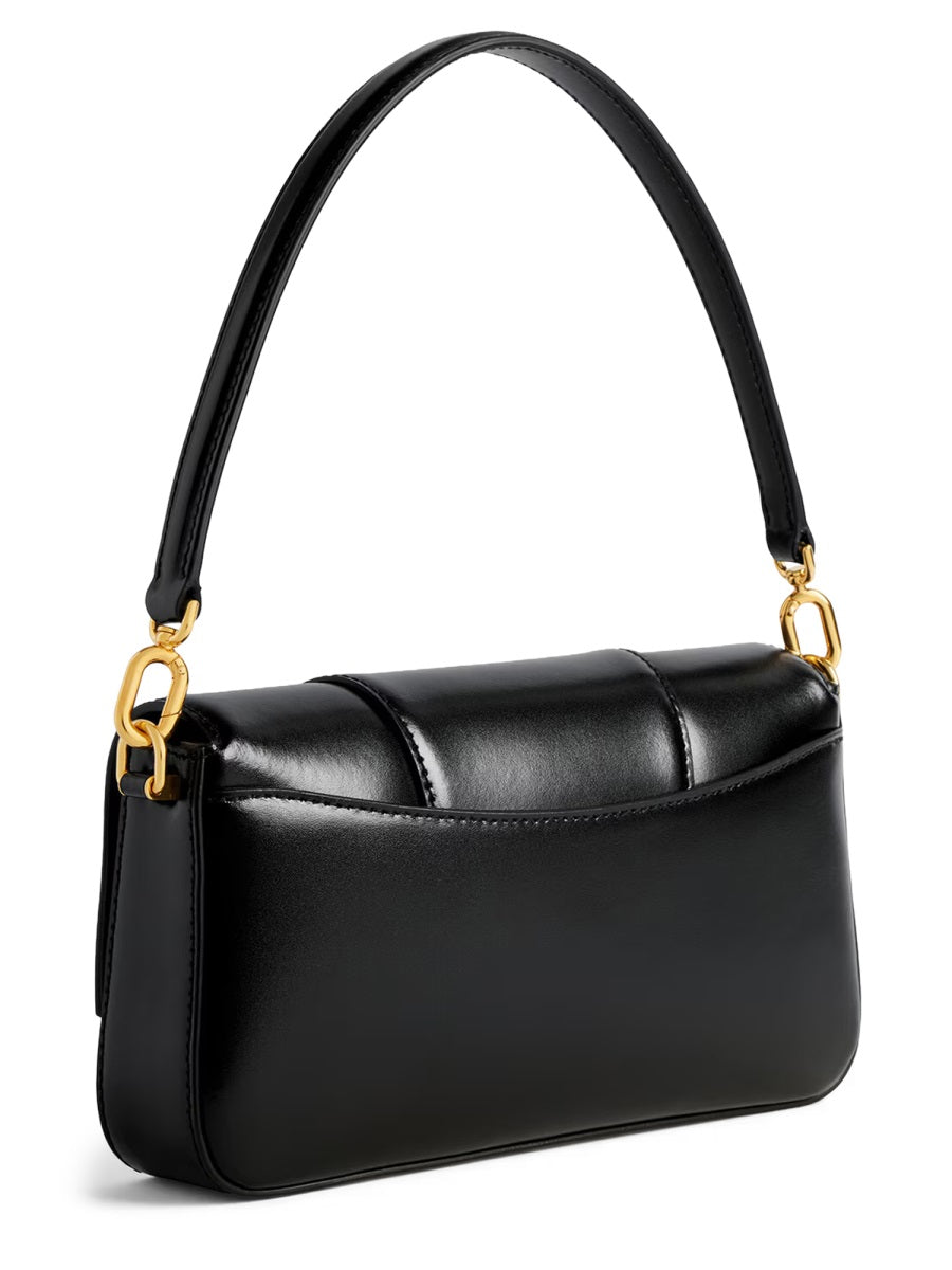 Balenciaga Hourglass Lamb Leather Shoulder Bag