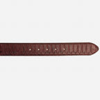 The Boss Burgundy python Sneak  Leather Leather Belt