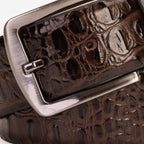The Bomba Brown Leather Belt