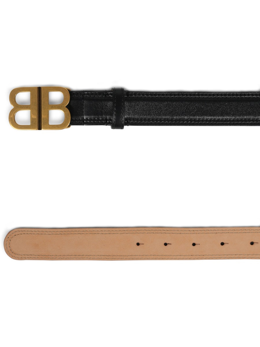 Balenciaga Belt With Logo Buckle