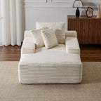 Oversized Chaise Lounge Chair Cozy Cloud Couch With 3 Throw
