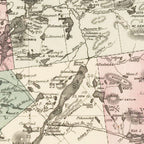 Vintage Adirondacks Map 1894
