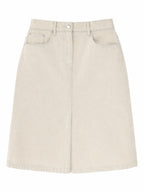 Denim Midi Skirt