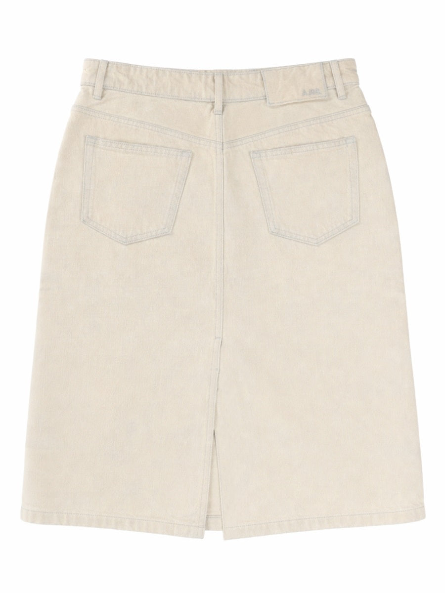 Denim Midi Skirt